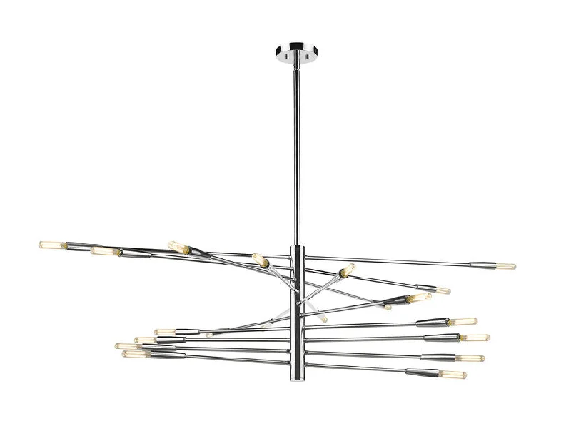 Chandeliers with Metal Frames in Silver FinishChandeliers with Metal Frames in Silver Finish737-20CH Chandeliers with Metal Frames in Silver FinishChandeliers with Metal Frames in Silver Finish737-20CH