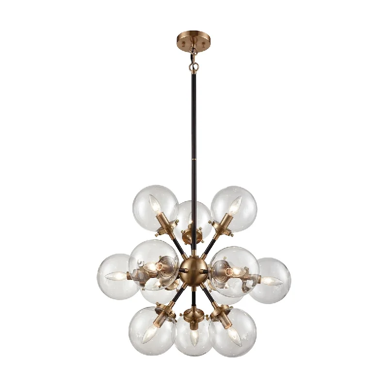 Chandeliers with Sputnik - Style Design for a Futuristic VibeChandeliers with Sputnik - Style Design for a Futuristic VibeBoudreaux 12-Light Chandelier in Antique Gold and Matte Black with Sphere-shaped Glass ELK Lighting Chandeliers with Sputnik - Style Design for a Futuristic VibeChandeliers with Sputnik - Style Design for a Futuristic VibeBoudreaux 12-Light Chandelier in Antique Gold and Matte Black with Sphere-shaped Glass ELK Lighting