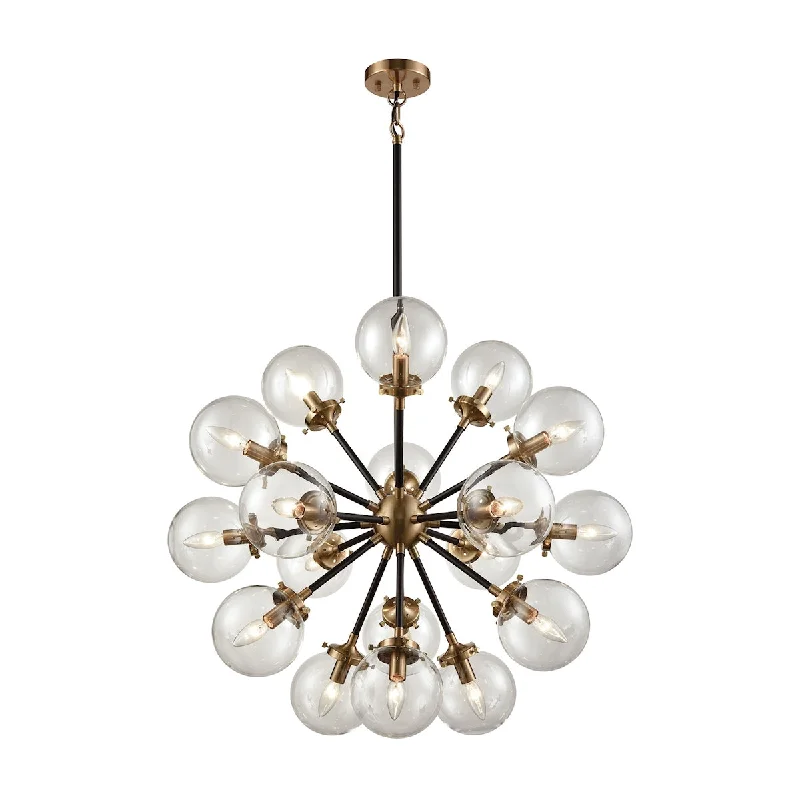 Chandeliers with Sputnik - Style Design for a Futuristic VibeChandeliers with Sputnik - Style Design for a Futuristic VibeBoudreaux 18-Light Chandelier in Antique Gold and Matte Black with Sphere-shaped Glass ELK Lighting Chandeliers with Sputnik - Style Design for a Futuristic VibeChandeliers with Sputnik - Style Design for a Futuristic VibeBoudreaux 18-Light Chandelier in Antique Gold and Matte Black with Sphere-shaped Glass ELK Lighting