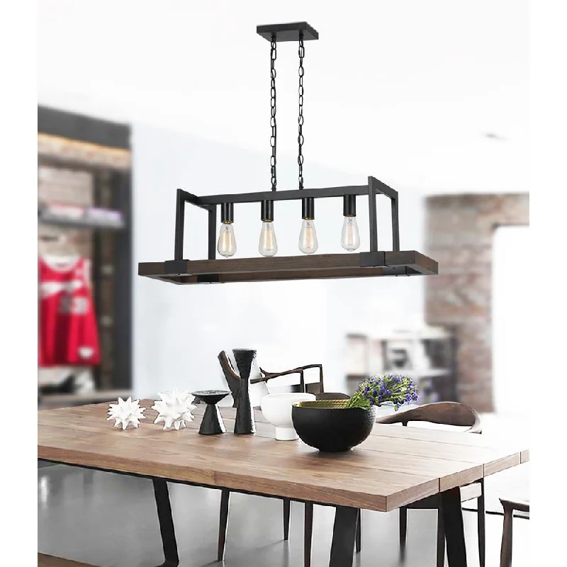Traditional Brass Chandeliers for Classic InteriorsTraditional Brass Chandeliers for Classic InteriorsCal Lighting FX-3586-4 60W X 4 Antonio Wood Chandelier
