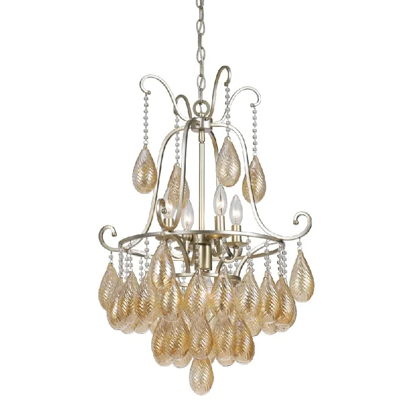 Chandeliers with Sputnik - Style Design for a Futuristic VibeChandeliers with Sputnik - Style Design for a Futuristic VibeCal Lighting FX-3591-5 60W X 5 Marion Glass Chandelier