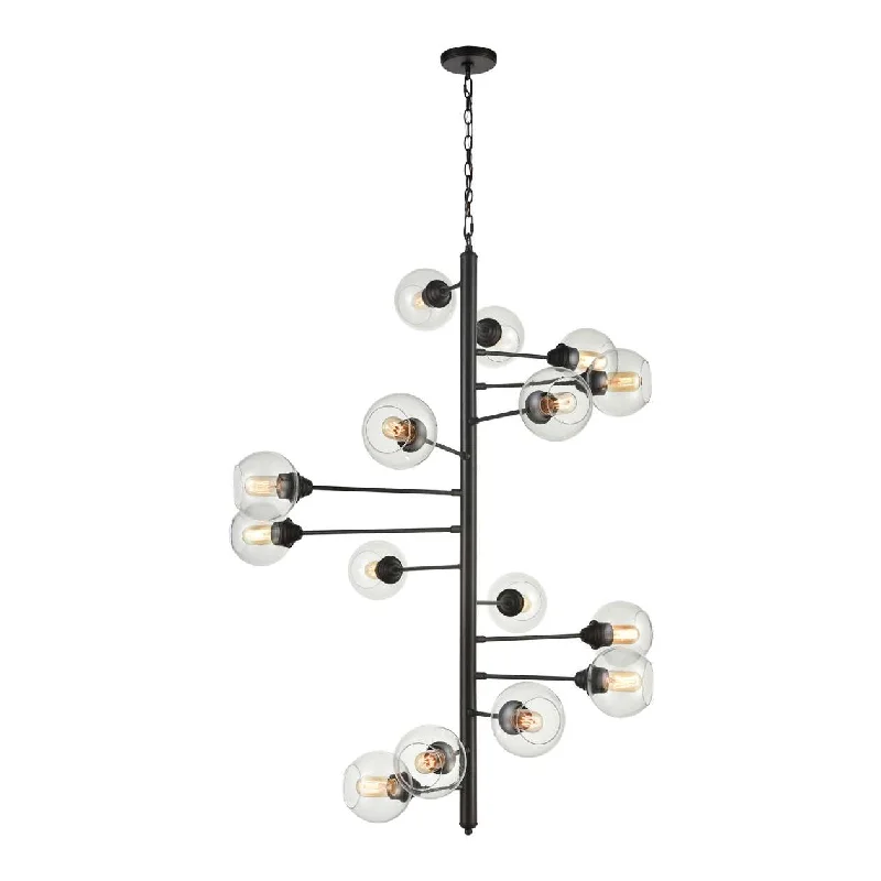 Chandeliers with Frosted Glass for a Softer Light DiffusionChandeliers with Frosted Glass for a Softer Light DiffusionComposition 15-Light Chandelier in Oil Rubbed Bronzer with Clear Glass ELK Home Chandeliers with Frosted Glass for a Softer Light DiffusionChandeliers with Frosted Glass for a Softer Light DiffusionComposition 15-Light Chandelier in Oil Rubbed Bronzer with Clear Glass ELK Home