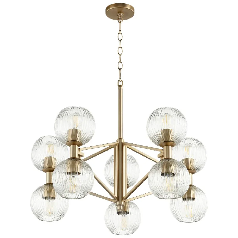 Victorian - Inspired Chandeliers with Ornate DetailsVictorian - Inspired Chandeliers with Ornate Details10 Light Brass Chandelier