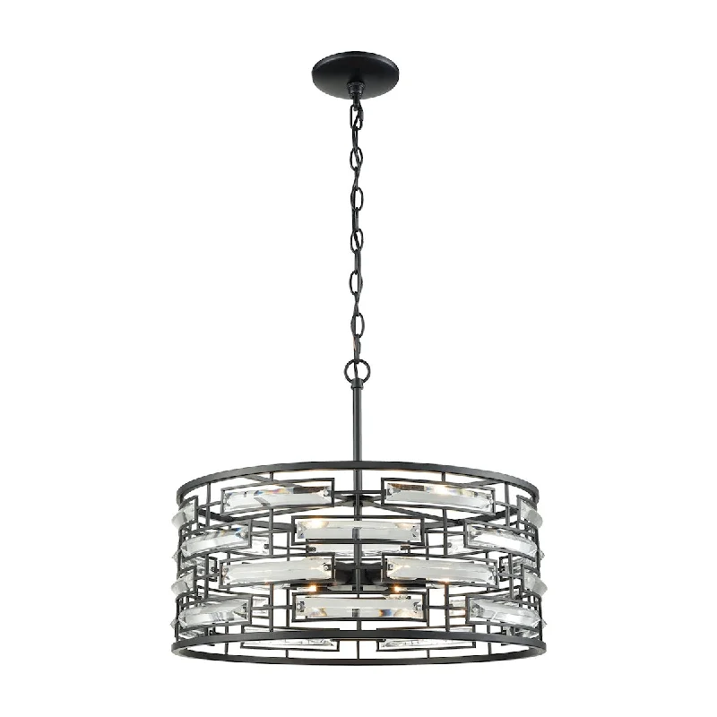Traditional Brass Chandeliers for Classic InteriorsTraditional Brass Chandeliers for Classic InteriorsELK Lineo 6-Light Chandelier in Matte Black with Clear Crystal ELK Lighting 46194/6