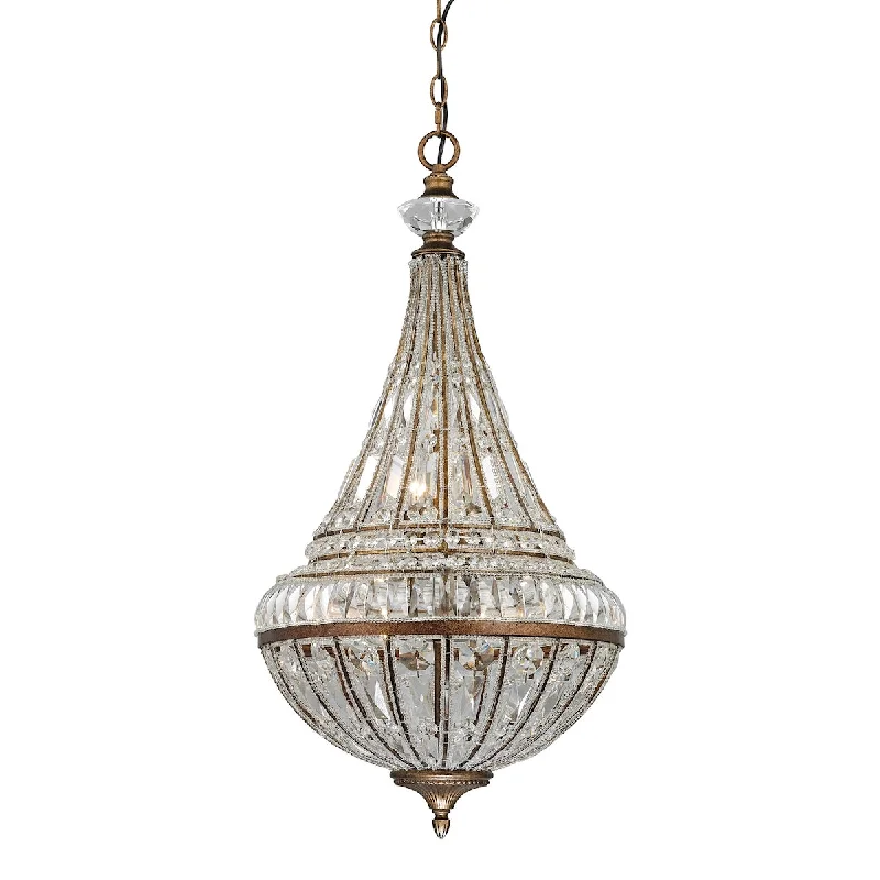 Large Chandeliers for Grand Halls and FoyersLarge Chandeliers for Grand Halls and FoyersEmpire 6-Light Chandelier in Mocha with Crystal and Glass Beads ELK Lighting Large Chandeliers for Grand Halls and FoyersLarge Chandeliers for Grand Halls and FoyersEmpire 6-Light Chandelier in Mocha with Crystal and Glass Beads ELK Lighting