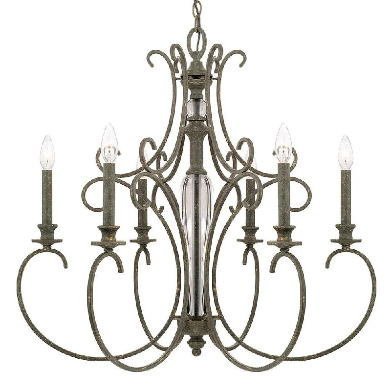 Chandeliers with Dimmable Lights for Ambiance ControlChandeliers with Dimmable Lights for Ambiance ControlEverleigh 6-light French Greige Chandelier