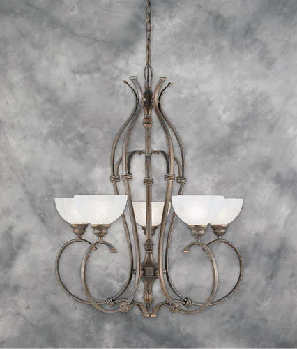 Chandeliers with Dimmable Lights for Ambiance ControlChandeliers with Dimmable Lights for Ambiance ControlForte Chandeliers Desert Stone 2131-05-09 Chandelier Light - Desert Stone