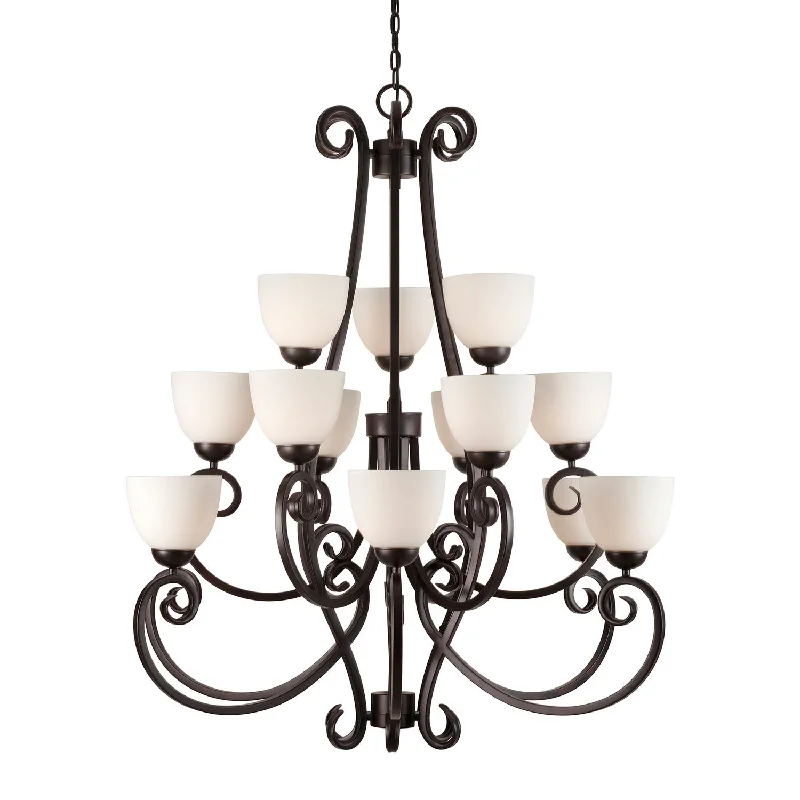 Chandeliers for Dining Rooms to Set the Mood for MealsChandeliers for Dining Rooms to Set the Mood for MealsForte Sutter 2250-15-32 Chandelier Light - Antique Bronze