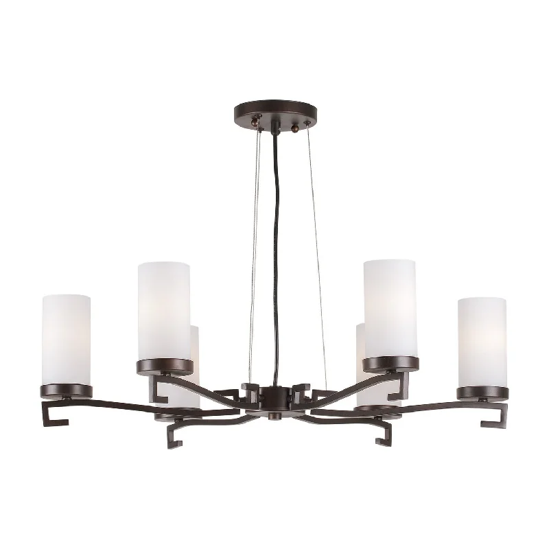 Small Chandeliers for Compact RoomsSmall Chandeliers for Compact RoomsForte 2592-06-32 Chandelier Light - Antique Bronze