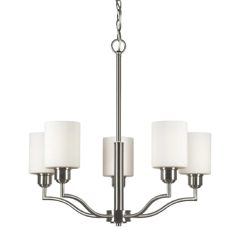 Chandeliers with Dimmable Lights for Ambiance ControlChandeliers with Dimmable Lights for Ambiance ControlForte 2714-05-55 Chandelier Light - Brushed Nickel Chandeliers with Dimmable Lights for Ambiance ControlChandeliers with Dimmable Lights for Ambiance ControlForte 2714-05-55 Chandelier Light - Brushed Nickel