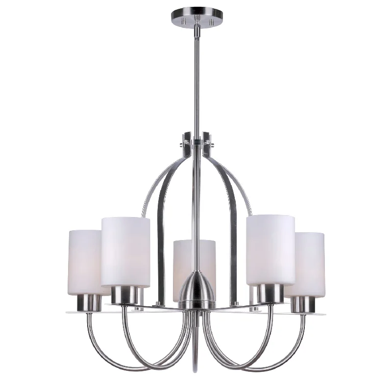 Bohemian - Style Beaded Chandeliers for Eclectic DecorBohemian - Style Beaded Chandeliers for Eclectic DecorForte Tama 2738-05-55 Chandelier Light - Brushed Nickel Bohemian - Style Beaded Chandeliers for Eclectic DecorBohemian - Style Beaded Chandeliers for Eclectic DecorForte Tama 2738-05-55 Chandelier Light - Brushed Nickel