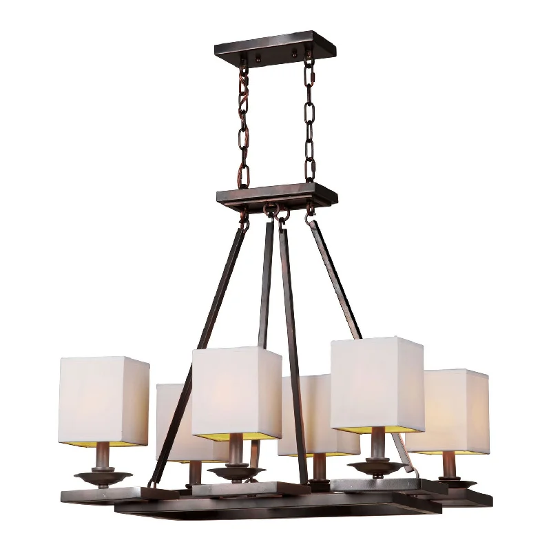 Chandeliers with Adjustable Height for Custom InstallationChandeliers with Adjustable Height for Custom InstallationForte 7038-06-32 Chandelier Light - Antique Bronze