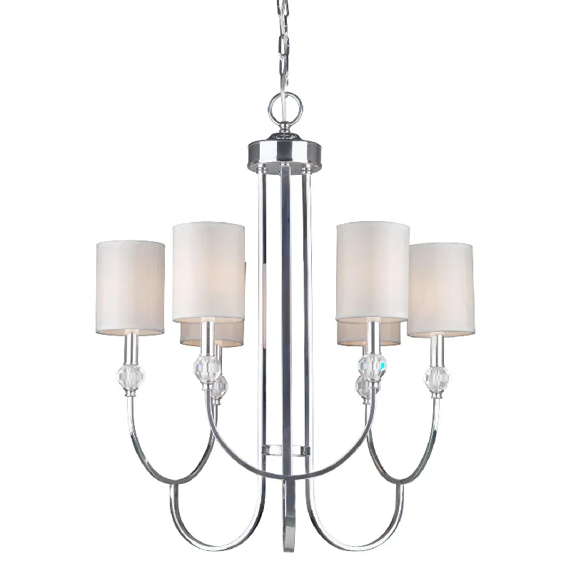 Chandeliers with Multiple Lights for Maximum IlluminationChandeliers with Multiple Lights for Maximum IlluminationForte 7042-06-05 Chandelier Light - Chrome