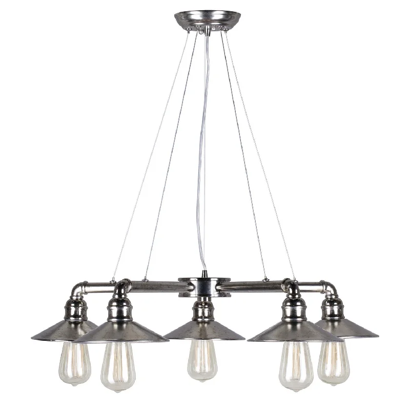 Ceiling - Mounted Chandeliers for Standard CeilingsCeiling - Mounted Chandeliers for Standard CeilingsForte 7059-05-69 Chandelier Light - Vintage Chrome