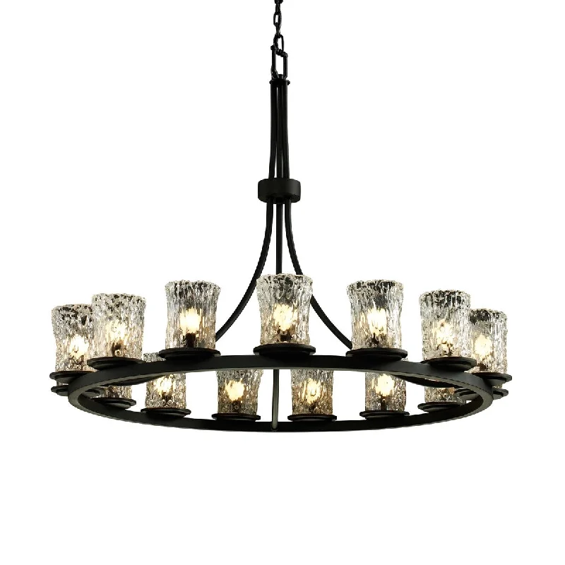 Chandeliers with Metal Frames in Gold FinishChandeliers with Metal Frames in Gold FinishJustice Design Veneto Luce Dakota 15-light Chandelier, Clear Textured Cylinder with Rippled Rim Shade Chandeliers with Metal Frames in Gold FinishChandeliers with Metal Frames in Gold FinishJustice Design Veneto Luce Dakota 15-light Chandelier, Clear Textured Cylinder with Rippled Rim Shade