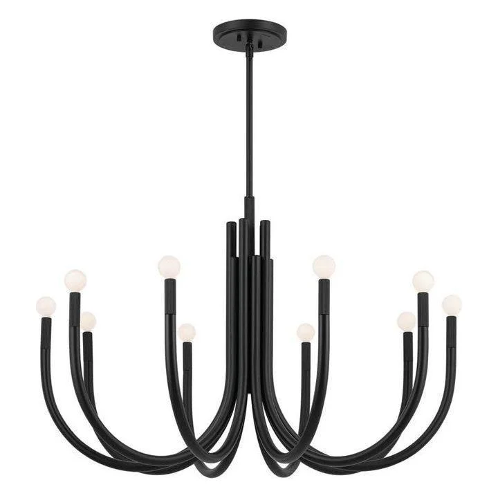 Chandeliers with Adjustable Height for Custom InstallationChandeliers with Adjustable Height for Custom InstallationOdensa 40.25" 10-Light Chandelier
