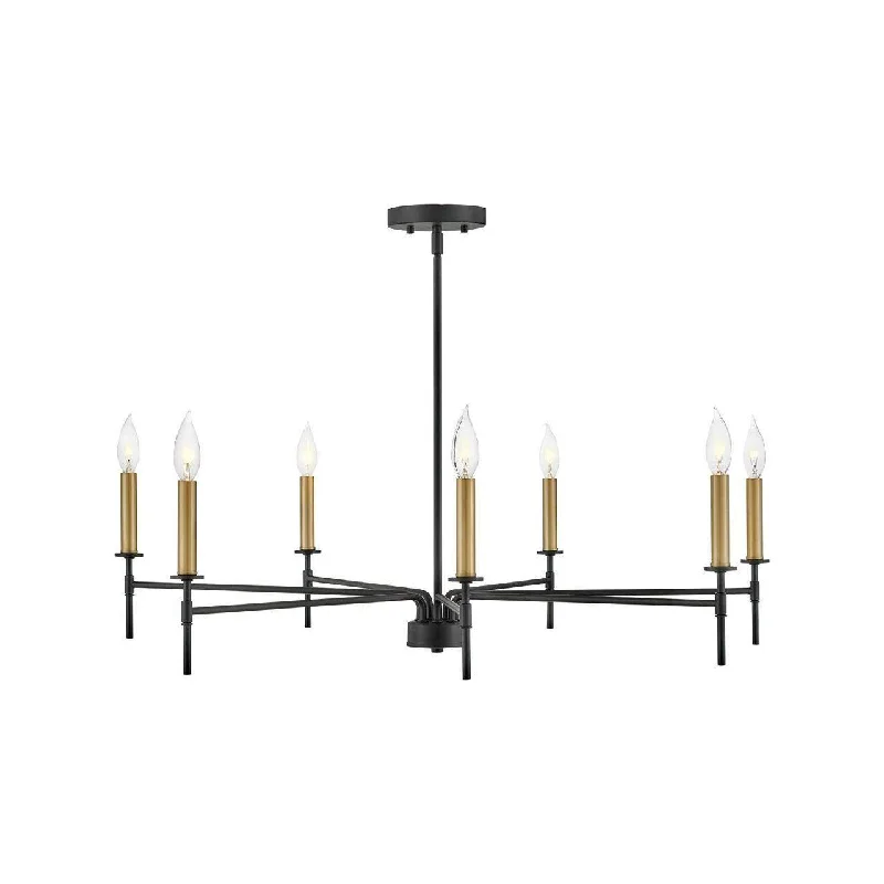 Chandeliers for High Ceilings to Fill Vertical SpaceChandeliers for High Ceilings to Fill Vertical SpaceHux 7-Light Large Single Tier Chandelier