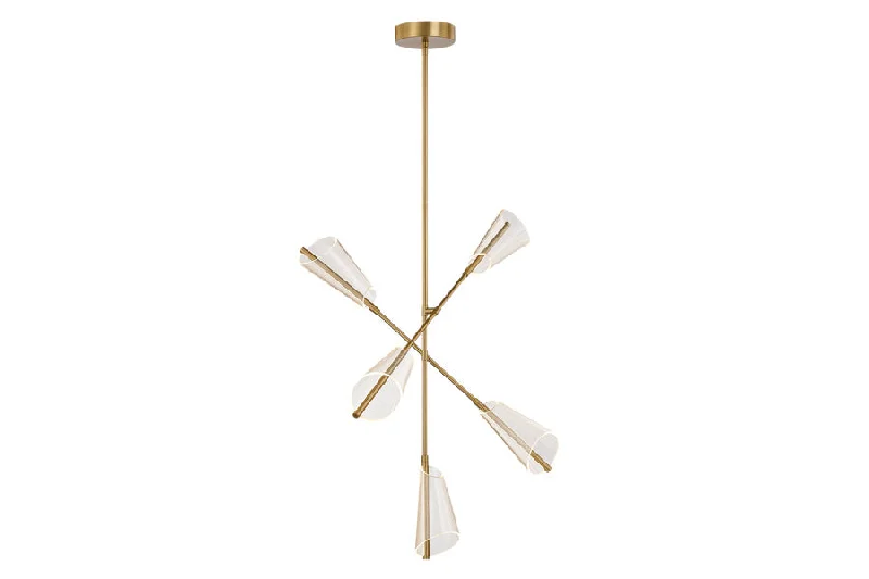 Brushed Gold/Light Guide