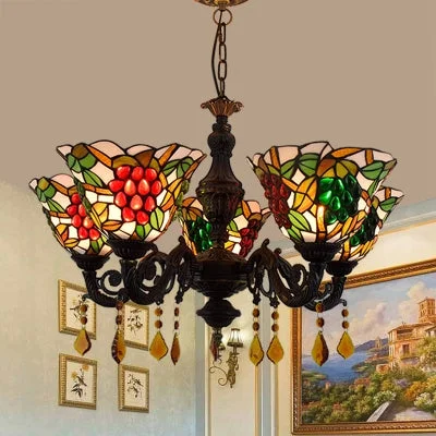 Chandeliers with Dimmable Lights for Ambiance ControlChandeliers with Dimmable Lights for Ambiance ControlMulticolored Bell Inverted Chandelier Tiffany Stained Glass 5-Light Grapes Hanging Light with Crystal accents (Black/White) Chandeliers with Dimmable Lights for Ambiance ControlChandeliers with Dimmable Lights for Ambiance ControlMulticolored Bell Inverted Chandelier Tiffany Stained Glass 5-Light Grapes Hanging Light with Crystal accents (Black/White)