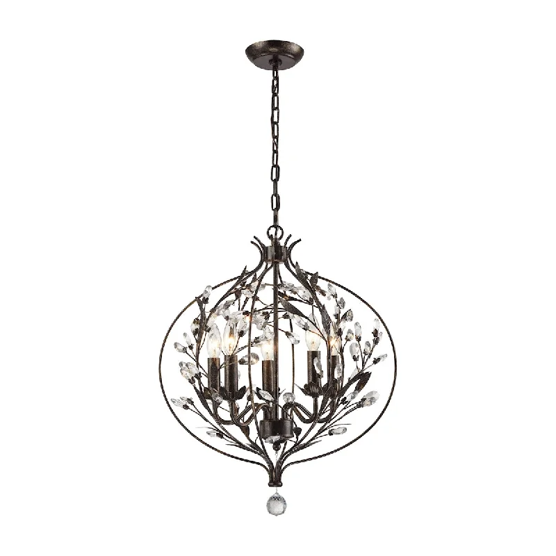 Chandeliers with Venetian Glass for a Luxurious LookChandeliers with Venetian Glass for a Luxurious LookELK Circeo 5-Light Chandelier in Deep Rust with Crystal ELK Lighting Chandeliers with Venetian Glass for a Luxurious LookChandeliers with Venetian Glass for a Luxurious LookELK Circeo 5-Light Chandelier in Deep Rust with Crystal ELK Lighting