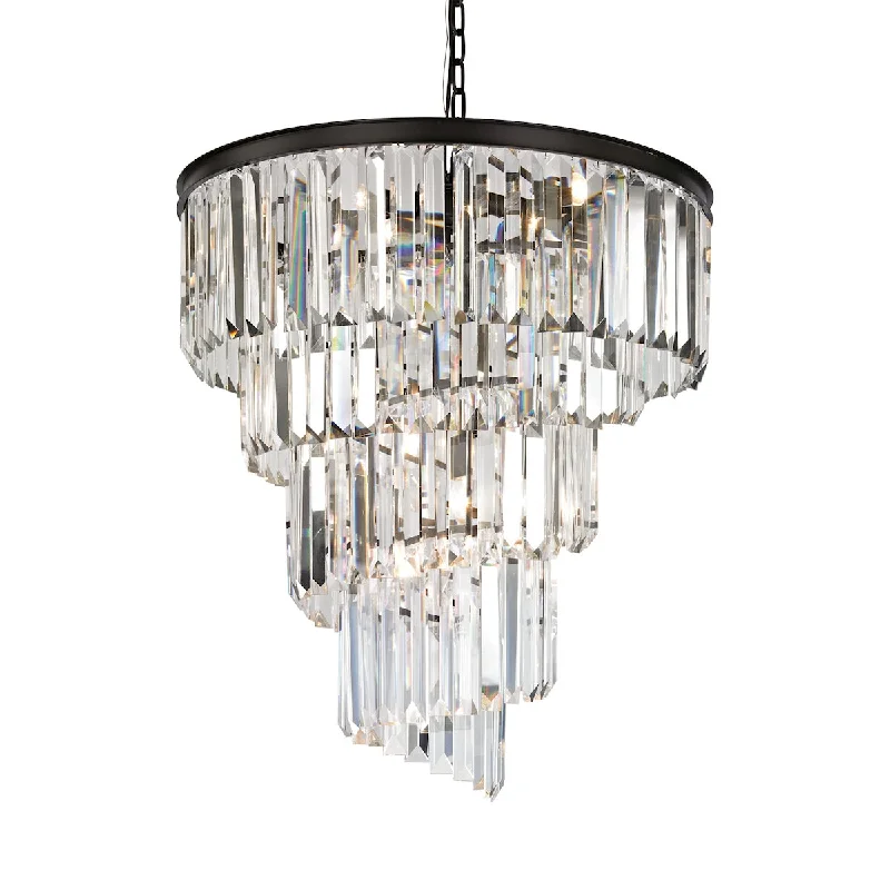 Chandeliers with Colored Glass for a Splash of ColorChandeliers with Colored Glass for a Splash of ColorPalacial 9-Light Chandelier in Oil Rubbed Bronze with Clear Crystal ELK Lighting Chandeliers with Colored Glass for a Splash of ColorChandeliers with Colored Glass for a Splash of ColorPalacial 9-Light Chandelier in Oil Rubbed Bronze with Clear Crystal ELK Lighting