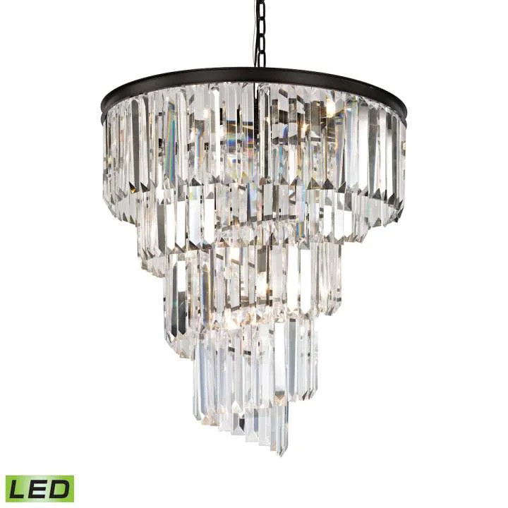 Ceiling - Mounted Chandeliers for Standard CeilingsCeiling - Mounted Chandeliers for Standard CeilingsPalacial 9-Light Chandelier in Oil Rubbed Bronze with Clear Crystal - Includes LED Bulbs Ceiling - Mounted Chandeliers for Standard CeilingsCeiling - Mounted Chandeliers for Standard CeilingsPalacial 9-Light Chandelier in Oil Rubbed Bronze with Clear Crystal - Includes LED Bulbs