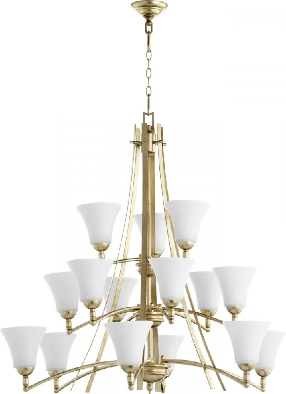 Chandeliers with Metal Frames in Gold FinishChandeliers with Metal Frames in Gold FinishAspen 40.5" Up Chandelier