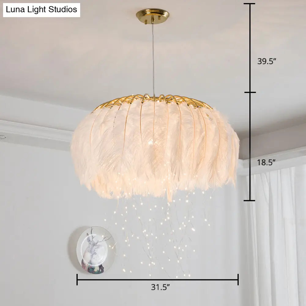 Chandeliers with Candle - Style Bulbs for a Classic AestheticChandeliers with Candle - Style Bulbs for a Classic AestheticNordic Feather Round Chandelier - LED Pendant Light for Bedroom with Firefly String Chandeliers with Candle - Style Bulbs for a Classic AestheticChandeliers with Candle - Style Bulbs for a Classic AestheticNordic Feather Round Chandelier - LED Pendant Light for Bedroom with Firefly String