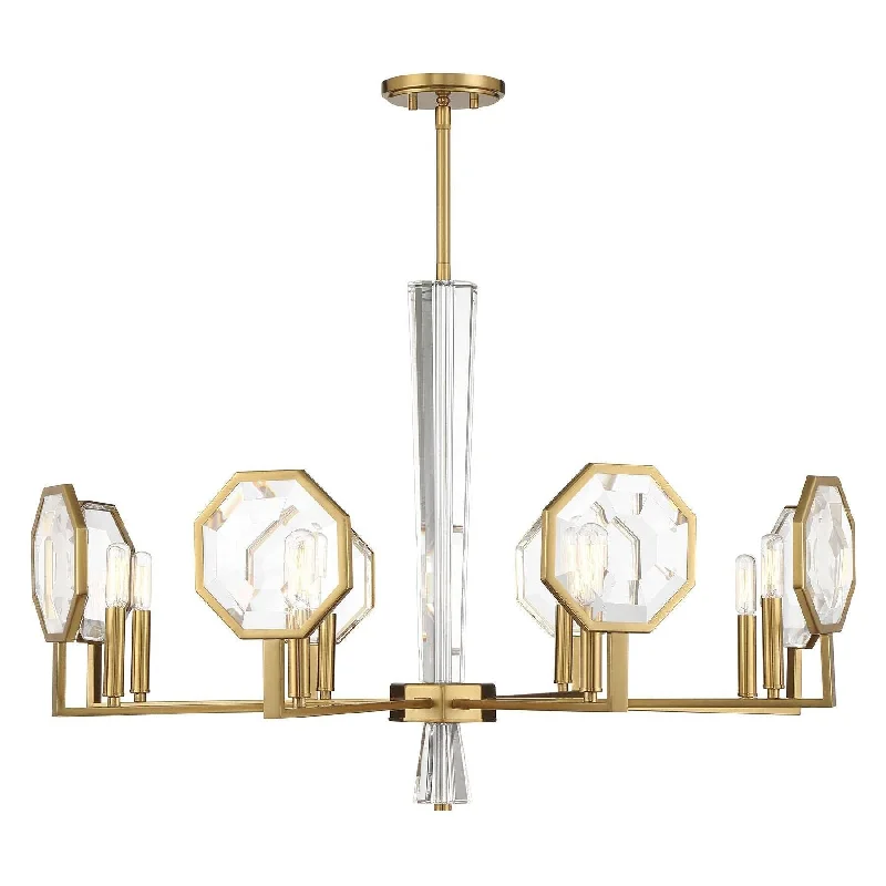 Chandeliers with Metal Frames in Silver FinishChandeliers with Metal Frames in Silver FinishLeighton 8-Light Chandelier