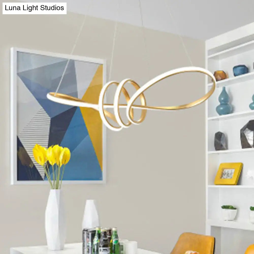 Chandeliers with Murano Glass for a High - End Artistic TouchChandeliers with Murano Glass for a High - End Artistic TouchSpiral Metal Chandelier Pendant Light for Modern Living Room