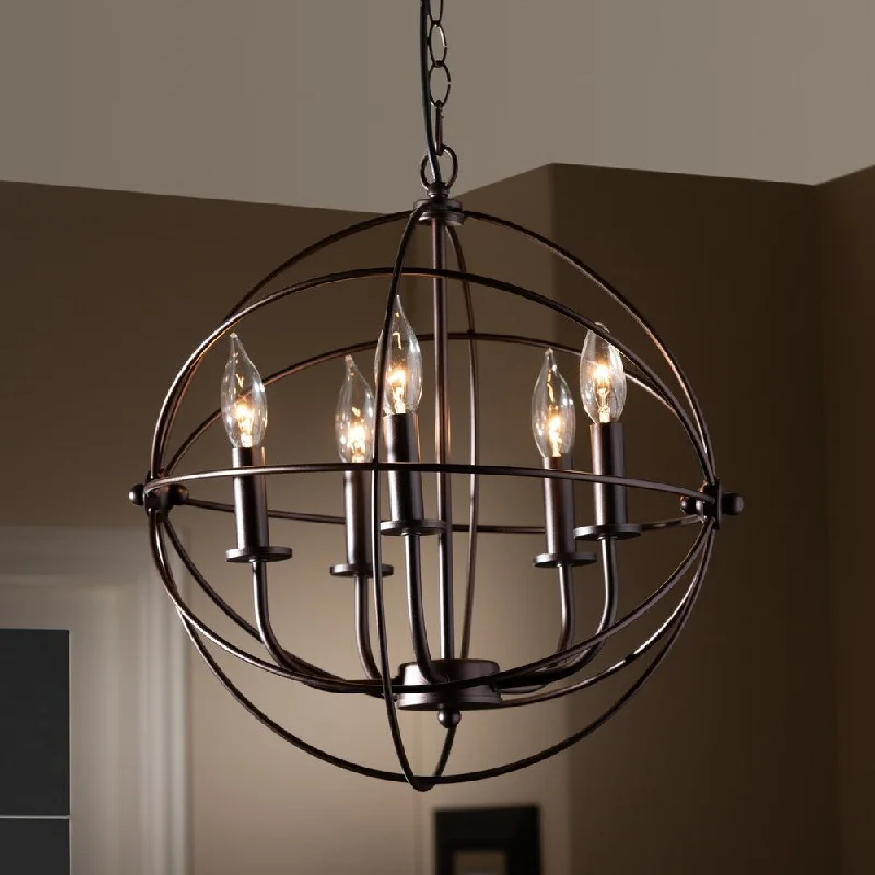 Chandeliers with Adjustable Arms for Directional LightingChandeliers with Adjustable Arms for Directional LightingVintage Industrial Dark Bronze Metal 5-Light Orb Cage Chandelier - Dark bronze Chandeliers with Adjustable Arms for Directional LightingChandeliers with Adjustable Arms for Directional LightingVintage Industrial Dark Bronze Metal 5-Light Orb Cage Chandelier - Dark bronze
