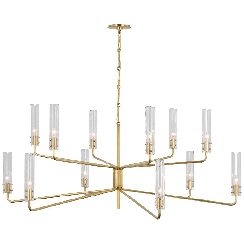 Chandeliers with Metal Frames in Gold FinishChandeliers with Metal Frames in Gold FinishCasoria LED Chandelier