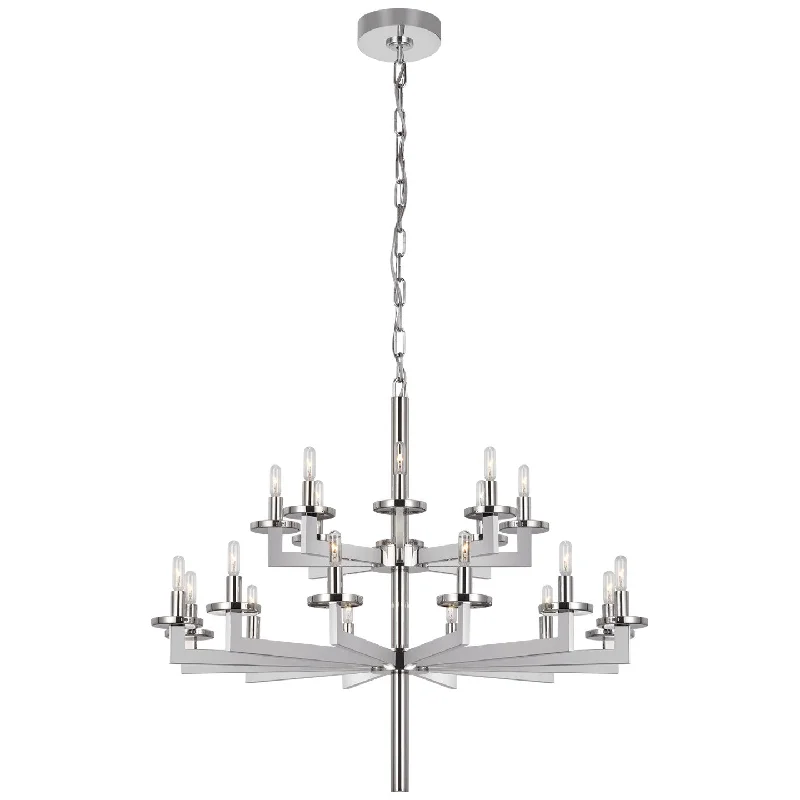 Chandeliers with Adjustable Arms for Directional LightingChandeliers with Adjustable Arms for Directional LightingLiaison 20 Light Chandelier