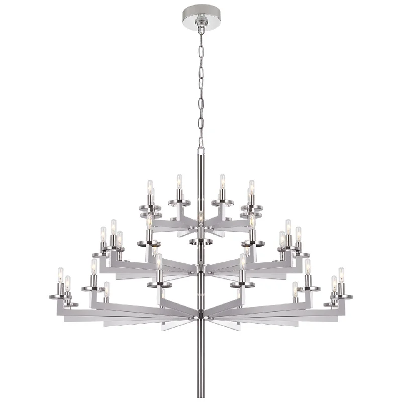 Chandeliers with Metal Frames in Silver FinishChandeliers with Metal Frames in Silver FinishLiaison 32 Light Chandelier Chandeliers with Metal Frames in Silver FinishChandeliers with Metal Frames in Silver FinishLiaison 32 Light Chandelier