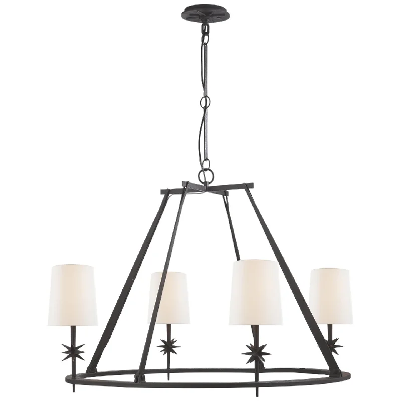 Chandeliers with Metal Frames in Bronze FinishChandeliers with Metal Frames in Bronze FinishEtoile Chandelier