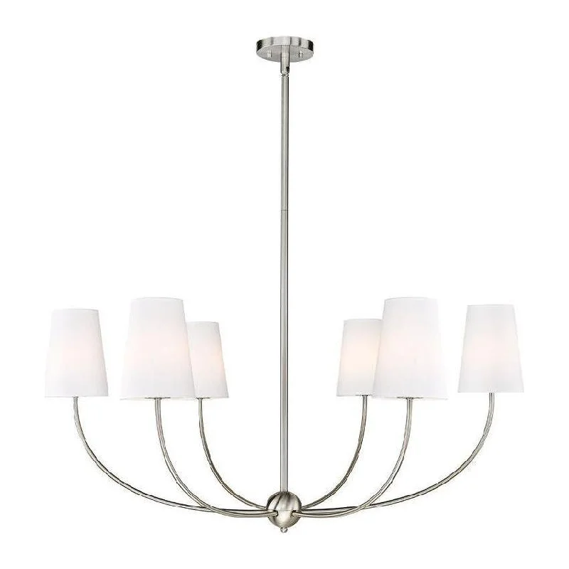 Chandeliers for Low Ceilings to Avoid OvercrowdingChandeliers for Low Ceilings to Avoid OvercrowdingShannon 6-Light 42" Chandelier
