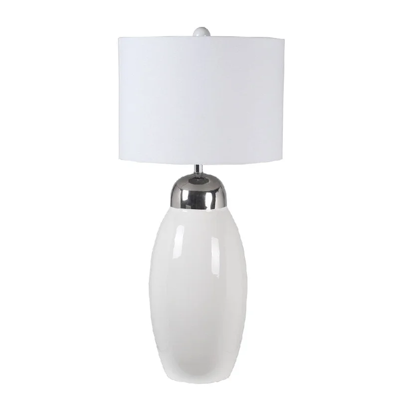 modern minimalist table lamps for contemporary living roomsmodern minimalist table lamps for contemporary living rooms45W Ceramic Table Lamp - White Metalic