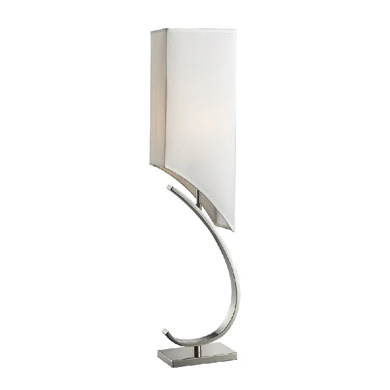 fabric table lamps with a linen shade for a relaxed and breathable lookfabric table lamps with a linen shade for a relaxed and breathable lookAppleton 1-light Transitional Polished Nickel Table Lamp