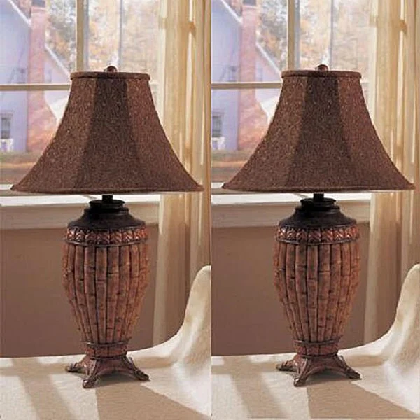 art deco table lamps with geometric shapes for a retro touchart deco table lamps with geometric shapes for a retro touchBambit 30-inch Bamboo-inspired Table Lamps (Set of 2)