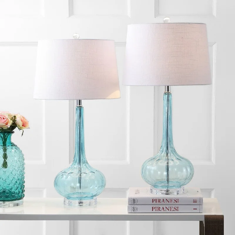 crystal table lamps with dazzling prisms for a glamorous effectcrystal table lamps with dazzling prisms for a glamorous effectBette 28.5" Glass Teardrop LED Table Lamp, Aqua (Set of 2) by JONATHAN Y crystal table lamps with dazzling prisms for a glamorous effectcrystal table lamps with dazzling prisms for a glamorous effectBette 28.5" Glass Teardrop LED Table Lamp, Aqua (Set of 2) by JONATHAN Y