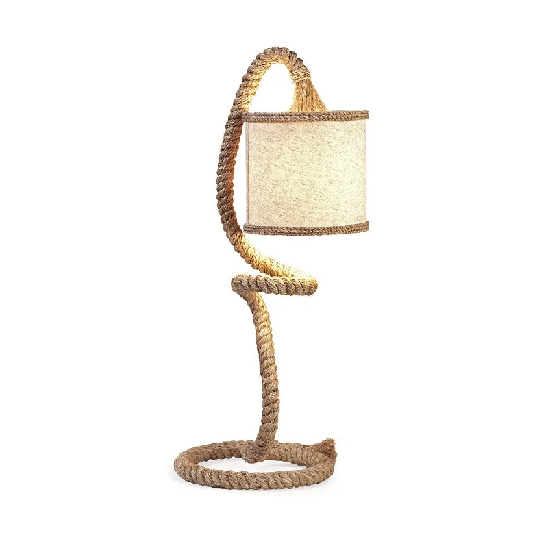 glass table lamps with a frosted surface for soft light diffusionglass table lamps with a frosted surface for soft light diffusionBinnacle Rope Table Lamp