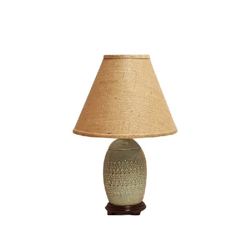 glass table lamps with a frosted surface for soft light diffusionglass table lamps with a frosted surface for soft light diffusionCrown Lighting 1-light Celadon Green Distressed Glaze Ceramic Table Lamp