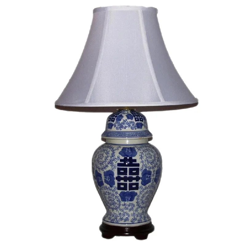mid century modern table lamps with iconic designs for a stylish studymid century modern table lamps with iconic designs for a stylish studyCrown Lighting 1-light Large Blue and White Porcelain Traditional Symbol Table Lamp