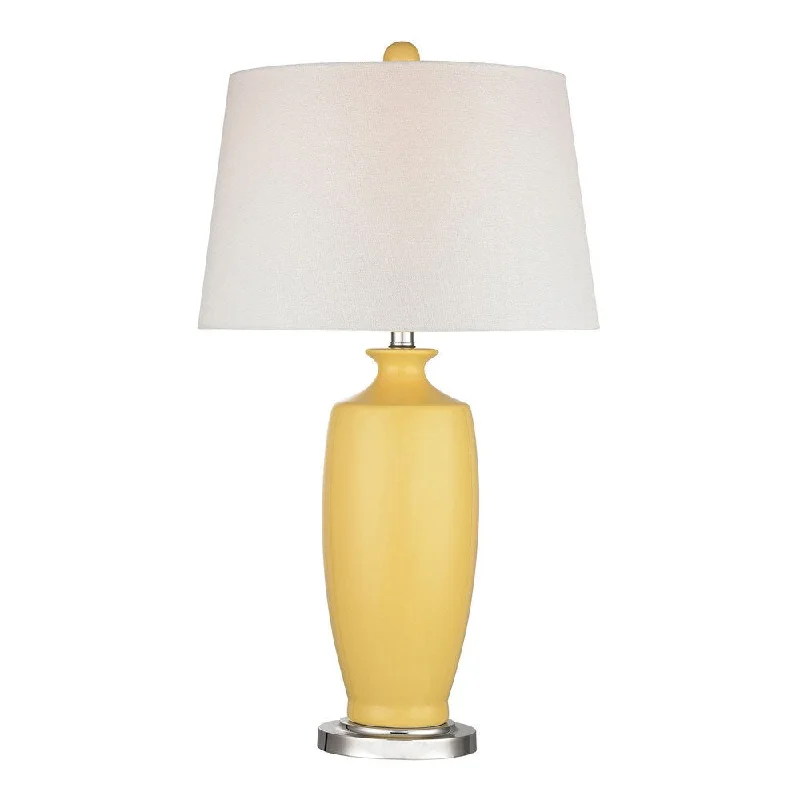 marble table lamps with a luxurious veined pattern for high end decormarble table lamps with a luxurious veined pattern for high end decorDimond Halisham Ceramic Sunshine Yellow Table Lamp