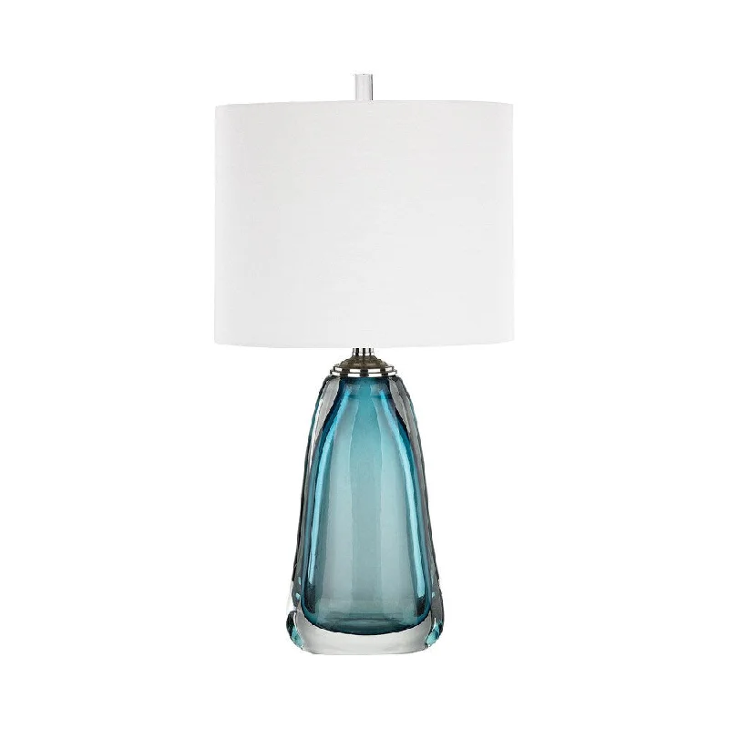 bohemian table lamps with colorful patterns for eclectic bedroomsbohemian table lamps with colorful patterns for eclectic bedroomsDimond Lighting Ms. Poole Blue Glass Table Lamp