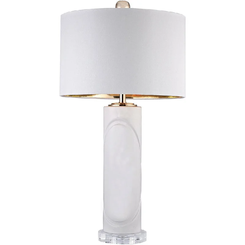 gothic style table lamps with dark finishes for a mysterious lookgothic style table lamps with dark finishes for a mysterious lookDimond White Embossed Oval Lamp