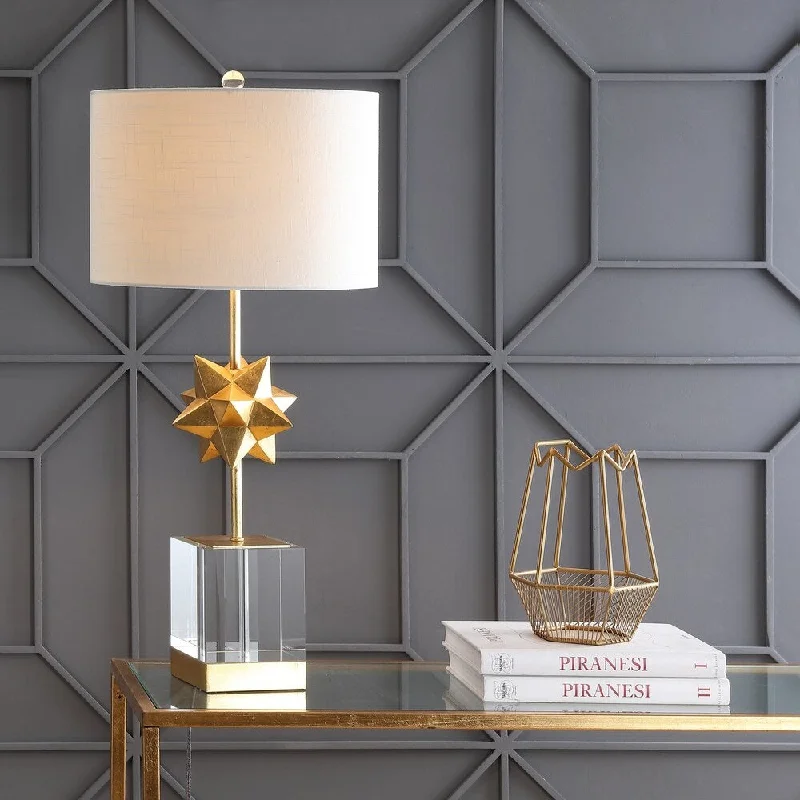 asian inspired table lamps with bamboo accents for a zen atmosphereasian inspired table lamps with bamboo accents for a zen atmosphereEstelle 32" LED Metal/Crystal Table Lamp, Clear/Gold Leaf by JONATHAN Y