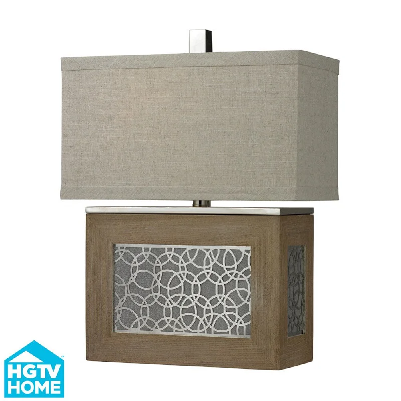 leather table lamps with a distressed texture for a rugged charmleather table lamps with a distressed texture for a rugged charmHGTV HOME Laser Cut Metal Panel/ Wood Table Lamp