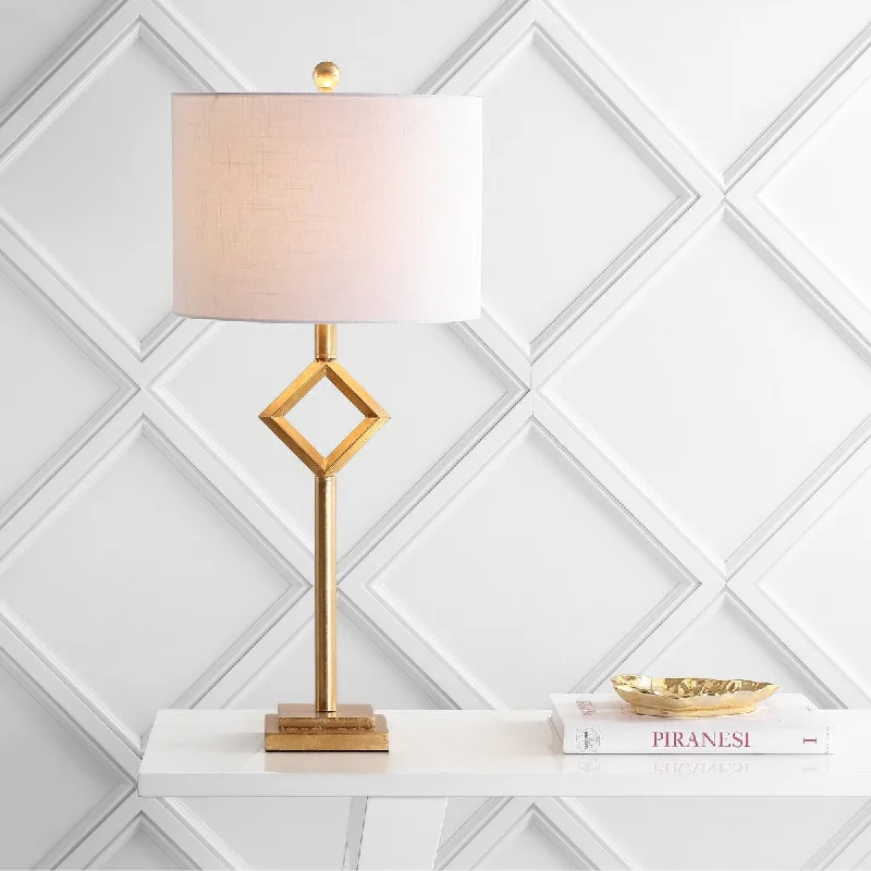 mid century modern table lamps with iconic designs for a stylish studymid century modern table lamps with iconic designs for a stylish studyJuno 30.75" Metal/Resin LED Table Lamp, Gold Leaf by JONATHAN Y