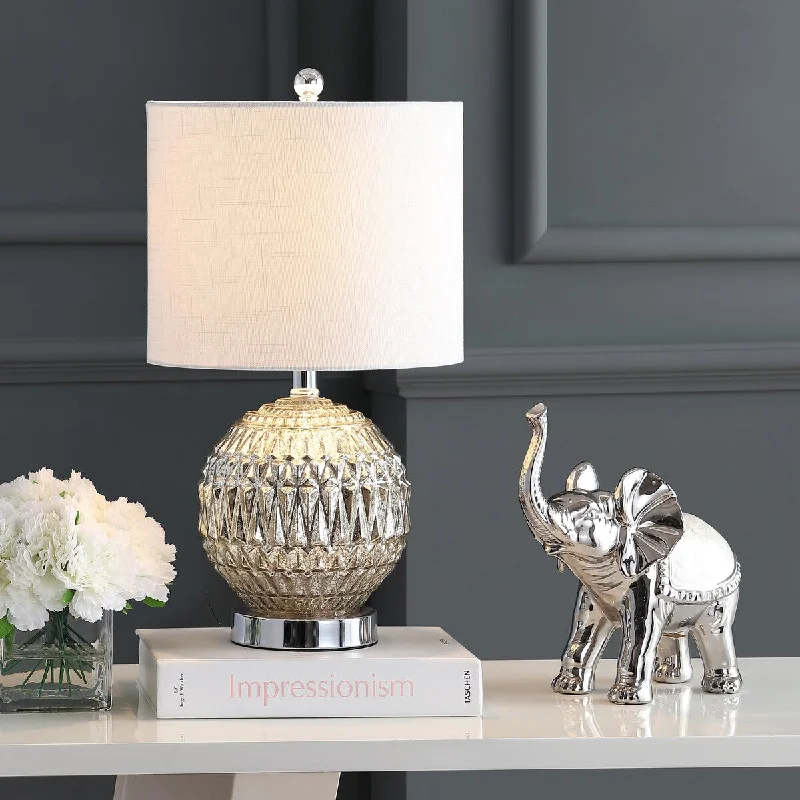 asian inspired table lamps with bamboo accents for a zen atmosphereasian inspired table lamps with bamboo accents for a zen atmosphereKrister 20.5" Glass/Metal LED Table Lamp, Silver/Ivory by JONATHAN Y